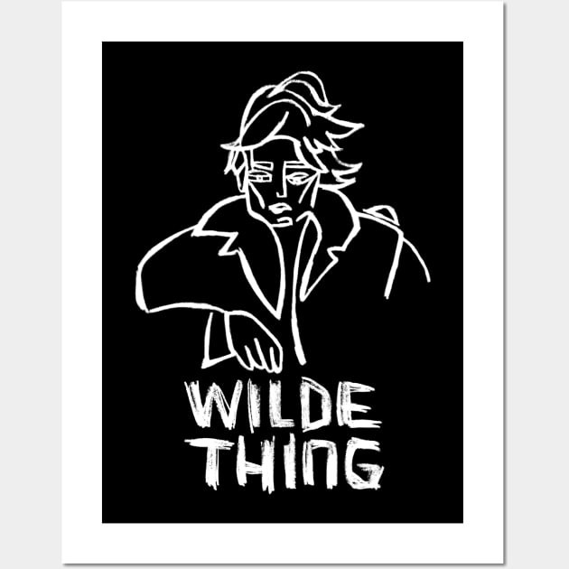 Wilde Thing, Oscar Wilde Wall Art by badlydrawnbabe